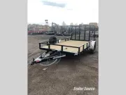 2024 PJ Trailers PJ Trailers 83" Single Axle Channel Utility - U8121 - 0643