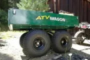 2026 Bosski 1600# GVWR Tandem Axle Steel Utility Meat 