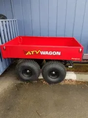 2026 Bosski 1600# GVWR Tandem Axle Steel Utility Meat 