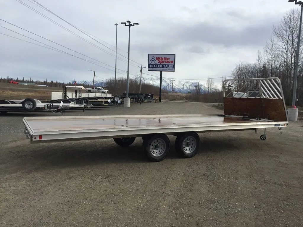 2027 Mission Trailers 8'6" X 22' SNOW WITH SALT SHIELD &  SPLIT 