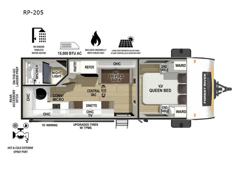 new Travel Trailers Forest River R Pod for sale, in Amarillo, TX Thumbnail 2