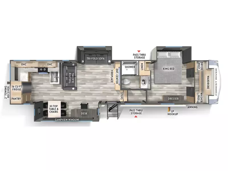 new Fifth Wheel Trailers Forest River Wildcat for sale, in Amarillo, TX Thumbnail 2