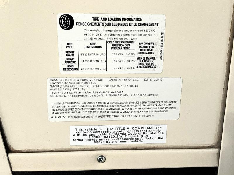 used Fifth Wheel Trailers Grand Design RV Solitude S-Class for sale, in Amarillo, TX Thumbnail 44