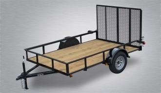 2024 Quality 6 x 10 Single Axle Landscape Trailer Economy 2990# GVW