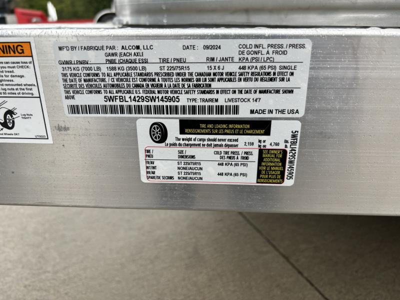 new Stock / Stock Combo Trailers Frontier Trailers  for sale, in Hickory, PA Thumbnail 16