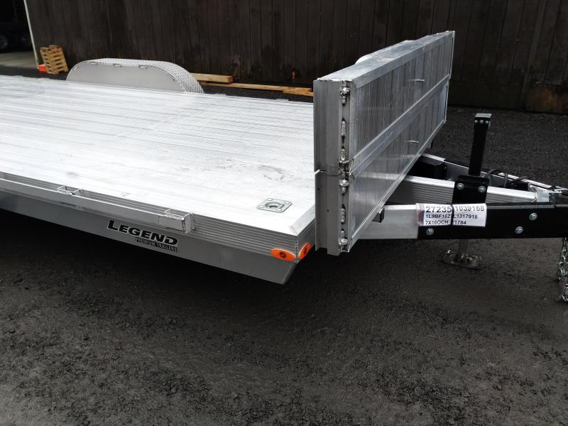 Legend Trailer Aluminum Open Car Trailer 7X18OCH Legend Trailer Aluminum Open Car Trailer 7X18OCH