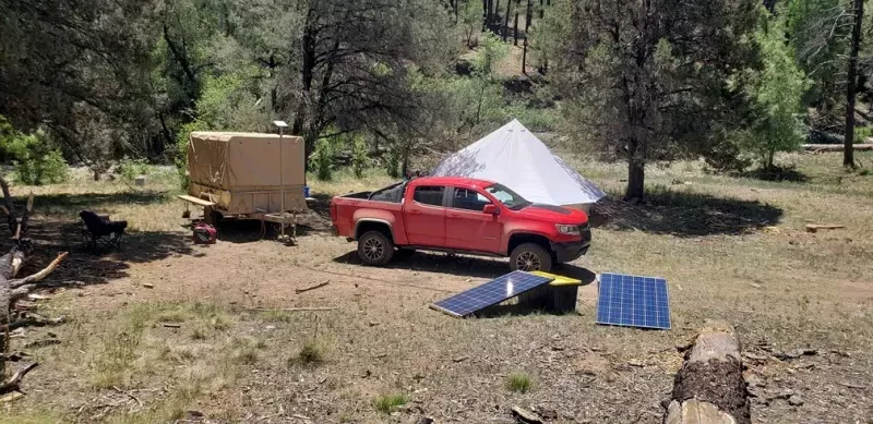 Army Customized Offroad Camping/Prospecting Trailer