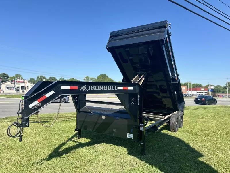 2025 Iron Bull DTG 7x16 Gooseneck Dump Trailer