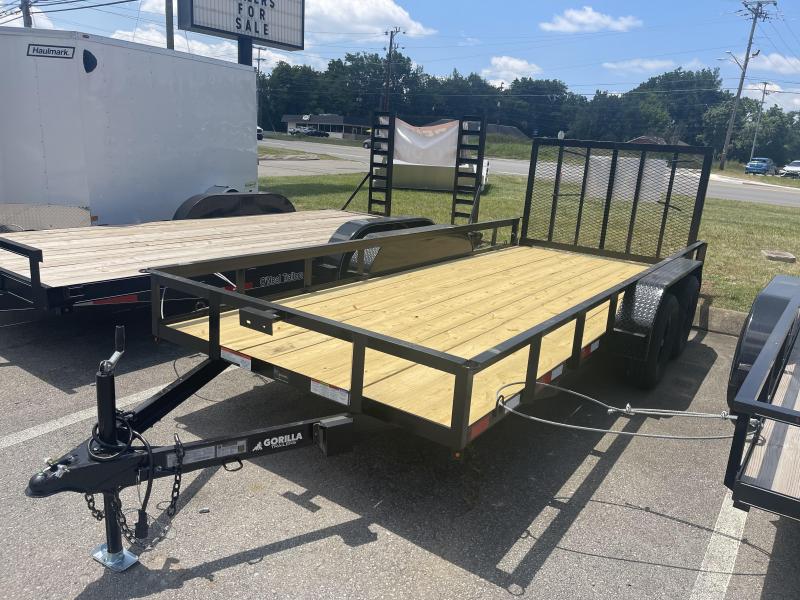 2023 Gorilla Trailer D616D Straight Tail Utility Trailer Trailers for