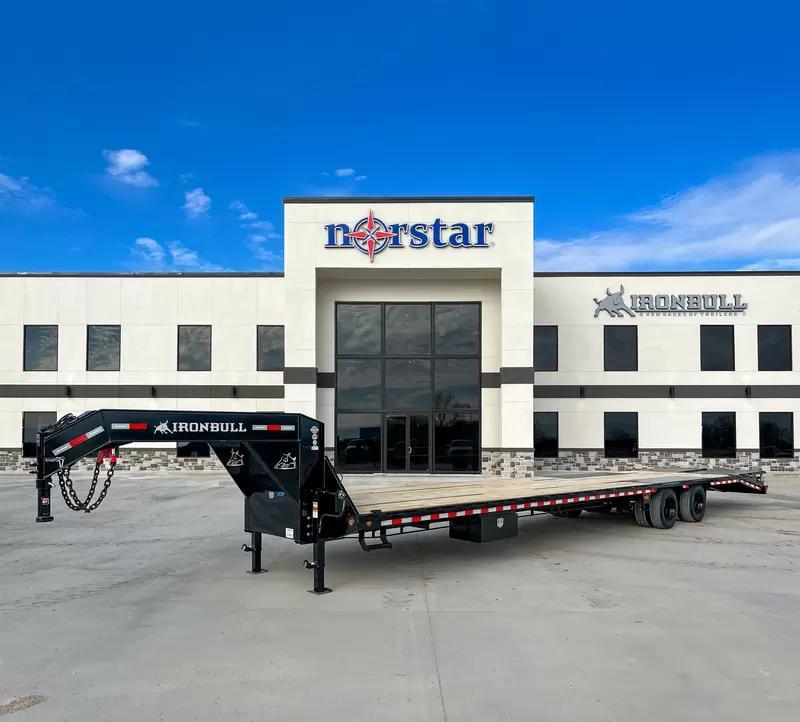 2023 Iron Bull FLG Gooseneck LowPro Deckover Trailer Trailers for