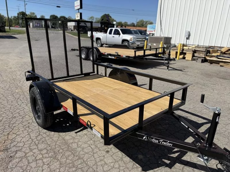 2025 Native Trailers 5 x 8 SA Utility Trailer