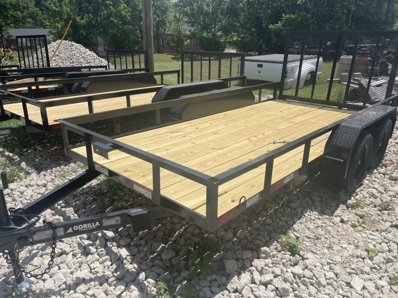 2023 Gorilla Trailer D614D Straight Tail Utility Trailer Trailers for