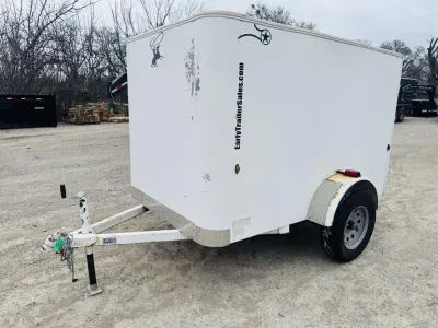 2016 C&M 5X8 Single Axle Steel Cargo 
