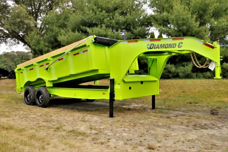2024 Diamond C LPT210GN Gooseneck Dump Trailer G&E Trailer Sales Vineland and Philadelphia