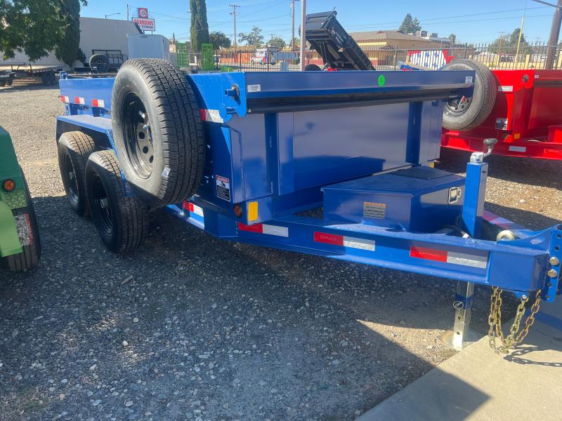 2023 Delco Trailers 12K Dump Bumper Pull Dump Trailer Living Quarter