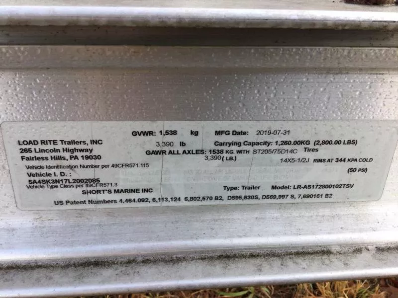 new Watercraft Trailers Load Rite  for sale, in Millsboro, DE Thumbnail 3