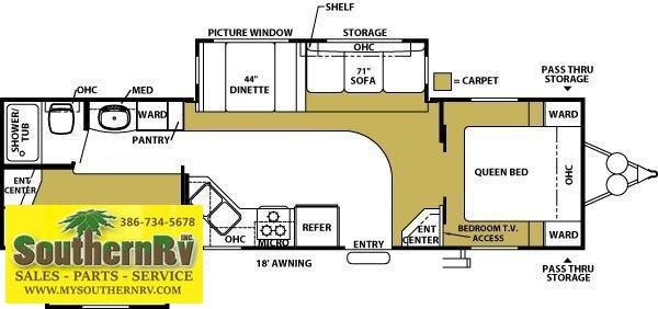2008 Forest River Sierra 301BHD BUNKHOUSE Travel Trailer RV 2008 Forest River Sierra 301BHD BUNKHOUSE Travel Trailer RV