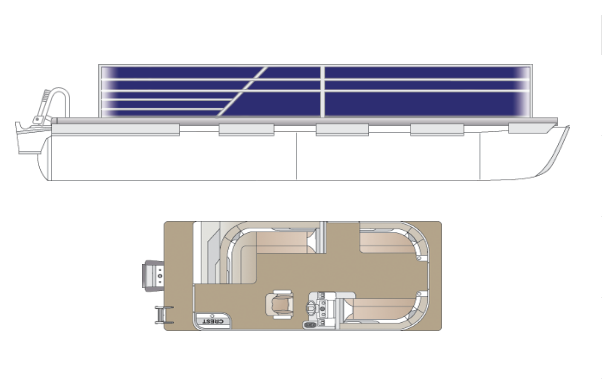 2022 Crest Classic LX 200 L Pontoon Boat 2022 Crest Classic LX 200 L Pontoon Boat