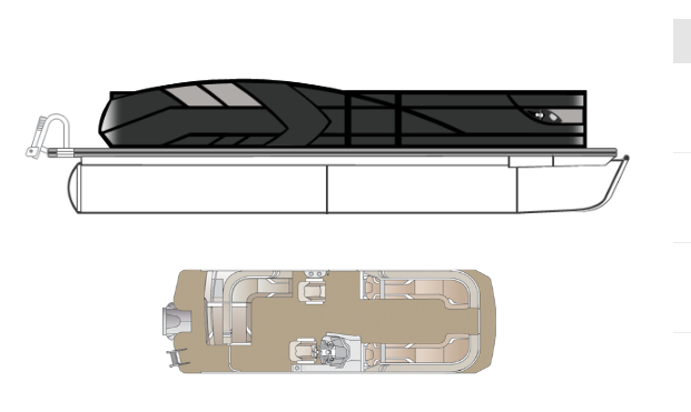 2022 Crest Caribbean LX 250 SLS Pontoon Boat 2022 Crest Caribbean LX 250 SLS Pontoon Boat