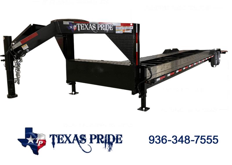 2023 Texas Pride Trailers 7'x34' + 6 (40' overall deck) 16k lb GVWR Gooseneck Two Car Hauler Trailer Other Car Hauler