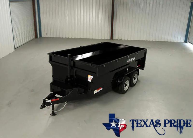 2023 Texas Pride Trailers 7'x18' Bumper Pull Dump Trailer w/ 24" sides 20k lb GVWR Dump Trailer