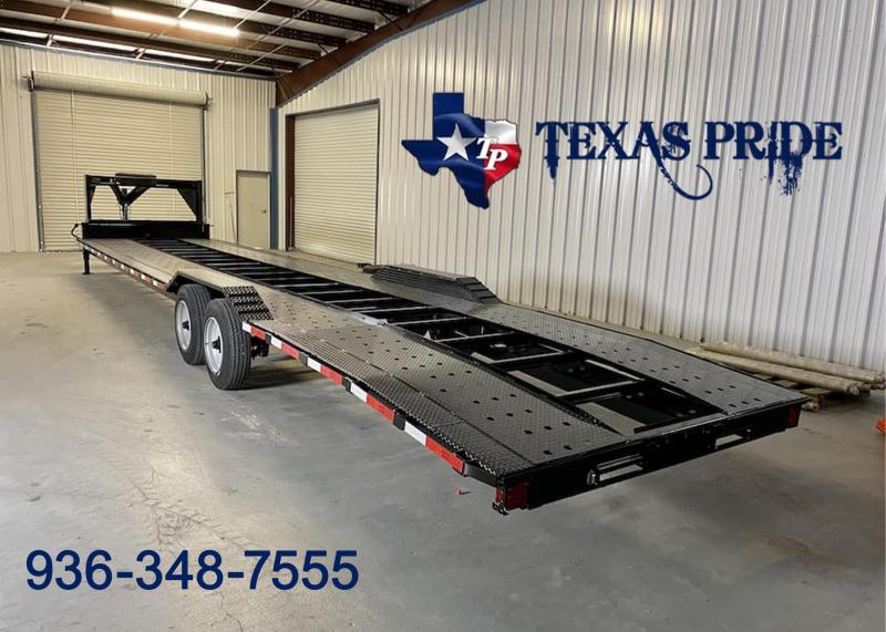 2023 Texas Pride Trailers 7'x34' + 6 (40' overall deck) 20k lb GVWR Gooseneck Two Car Hauler Trailer Other Car Hauler