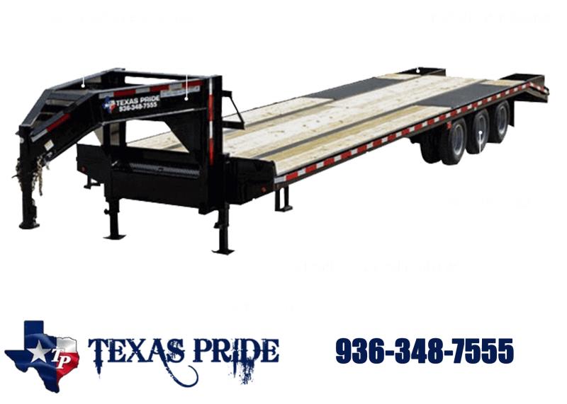 2023 Texas Pride Trailers 8.5'x40' (40' overall deck lenght) 36k lb GVWR Flatbed Trailer