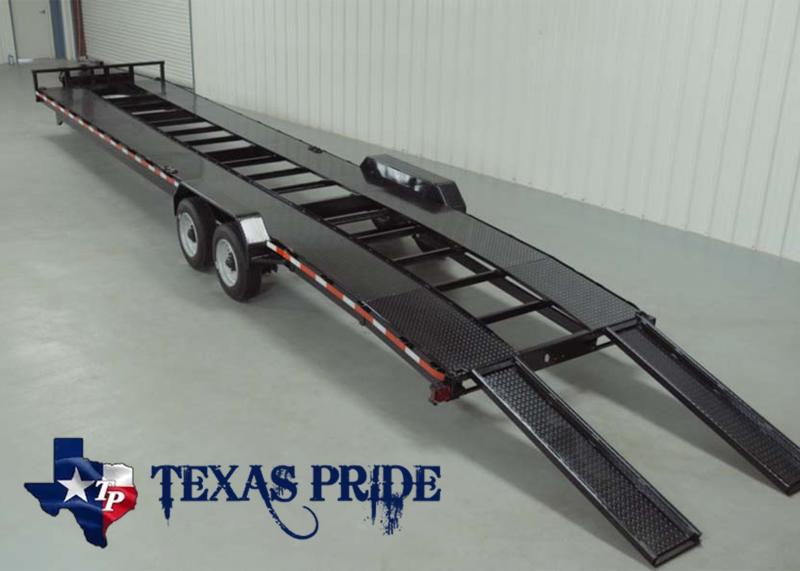 2023 Texas Pride Trailers 7'x32' + 6 (38' overall deck) 18k lb GVWR Bumper Pull Two Car Hauler Trailer Other Car Hauler