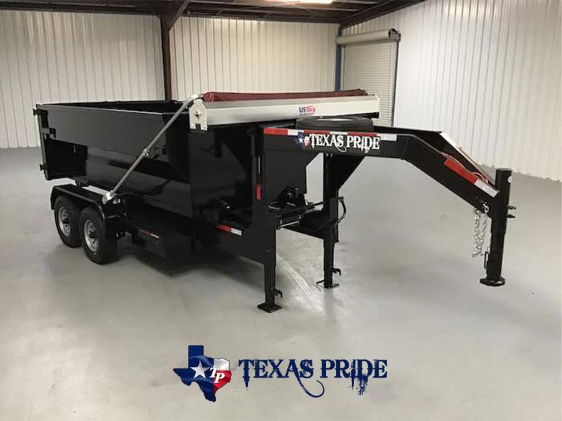 2023 Texas Pride Trailers 7'x20' Bumper Pull Dump Trailer w/ 24" sides