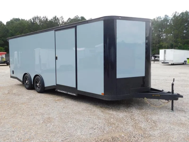 2026 Covered Wagon Trailers 2026 Covered Wagon Gold Series 8.5x24 Vnose with Spread Torsion Axles