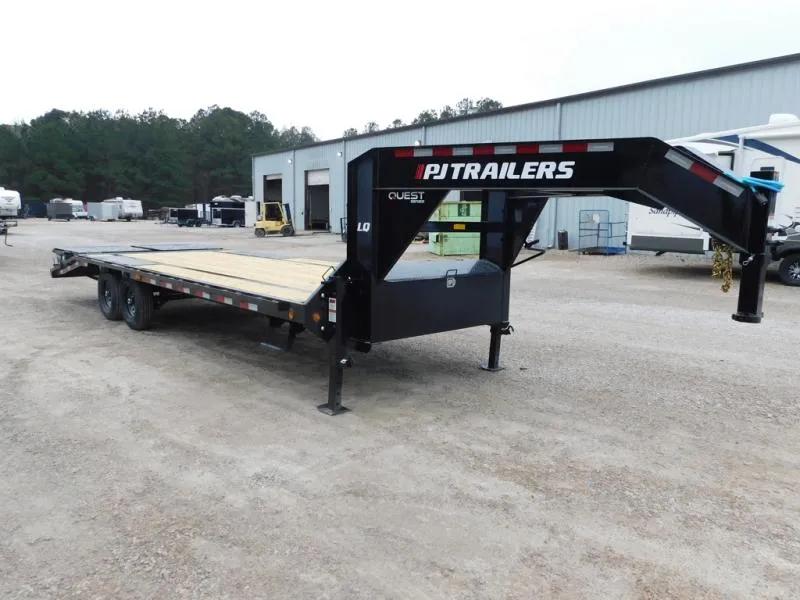 2026 PJ Trailers Quest 20+5 Gooseneck Deckover with 7k Axles