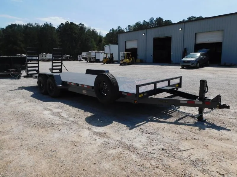 2026 Covered Wagon Trailers Covered Wagon Prospector 24' Full Metal Deck with 7K axles