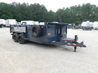 2026 Covered Wagon Trailers Covered Wagon Prospector 7x16 Telescoping with 2' Sides 8k Axles