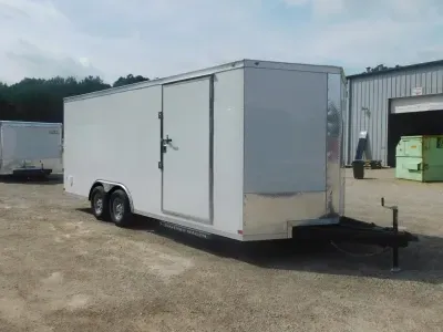 2026 Covered Wagon Trailers Gold Series 8.5x20 Vnose with 7' Inside 5.2k axles