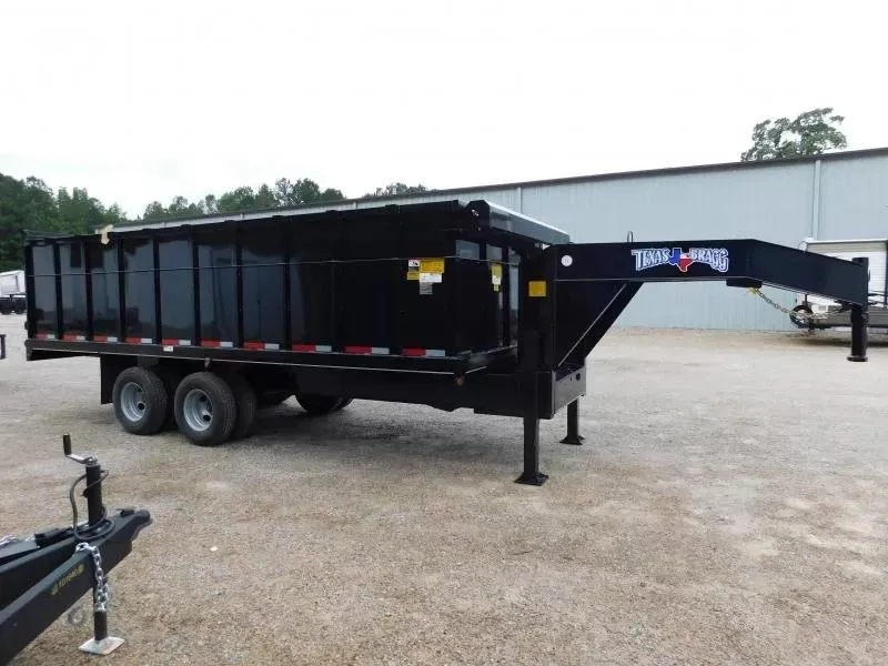 2025 Texas Bragg Trailers 8x20 with 10k Axles 4' Sides and Extras Dump Trailer
