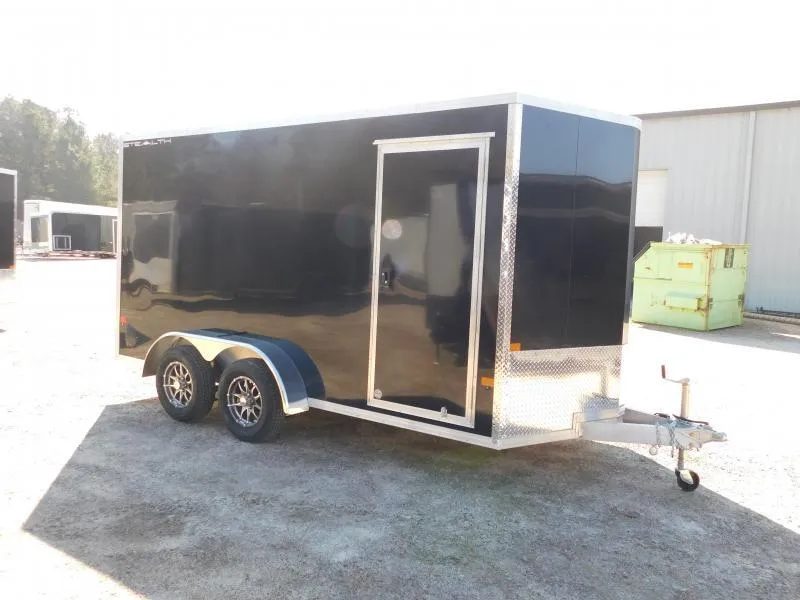 2025 Alcom-Stealth XLT PRO ALUMINUM 7X14 WITH RAMP DOOR Cargo / Enclosed Trailer