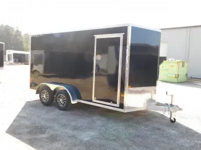 2025 Alcom-Stealth XLT PRO ALUMINUM 7X14 WITH RAMP DOOR Cargo / Enclosed Trailer