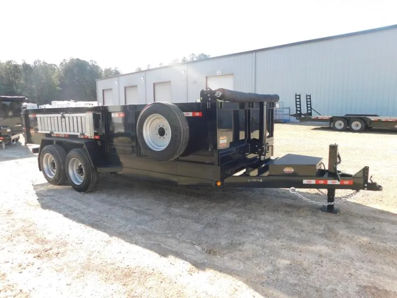 2026 Covered Wagon Trailers Prospector 7x16 Telescoping with 2' Sides 8k Axles