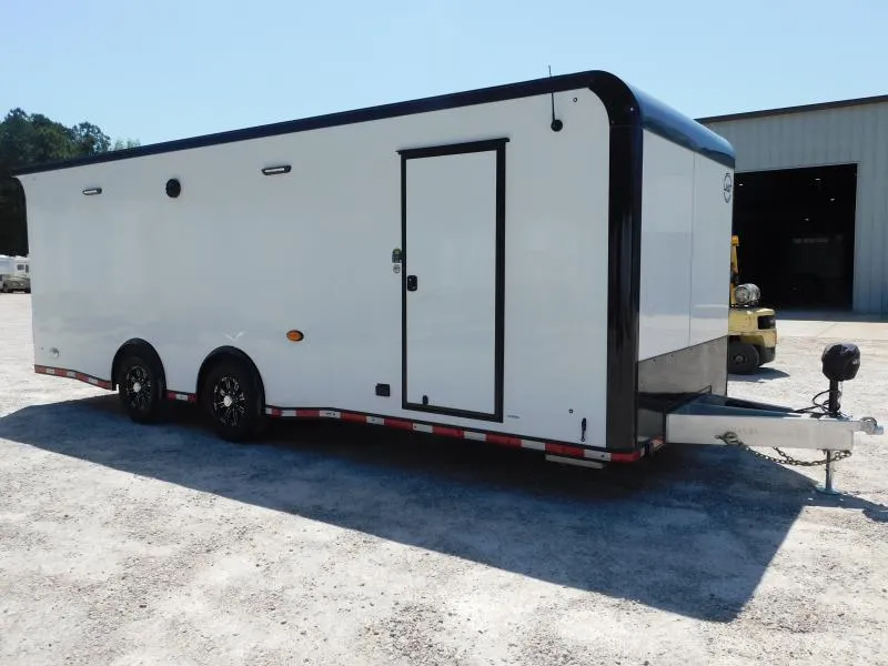 2025 United Trailers United Aluminum 24' Loaded with 7k Axles Ultimate Escape Door Car / Racing Trai