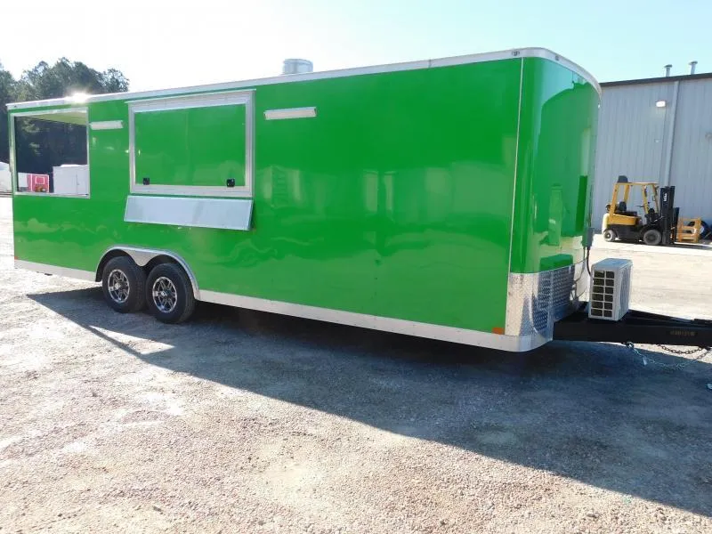 2025 Covered Wagon Trailers Gold Series 8.5X24 with Hood and Porch Loaded