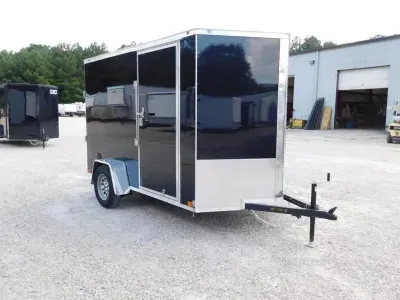2027 Covered Wagon Trailers Covered Wagon Gold Series 6x10 Vnose with Ramp