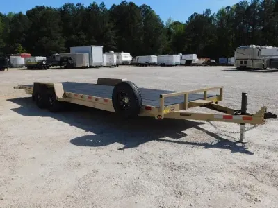 2026 Covered Wagon Trailers Covered Wagon Prospector 7 X 24 with 5200lb Axles Aluminum Ramps
