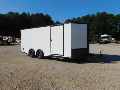 2026 Covered Wagon Trailers Covered Wagon Gold Series 8.5x20 Vnose with Spread Torsion Axles