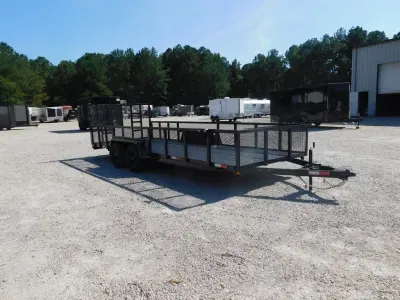 2027 Covered Wagon Trailers Covered Wagon Prospector 20' with 24" Expanded Metal Sides Heavy Duty Re