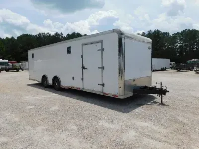 2017 Cargo Mate ELIMINATOR SS 30' RACE TRAILER FULLY EQUIPPED BUT ROUGH