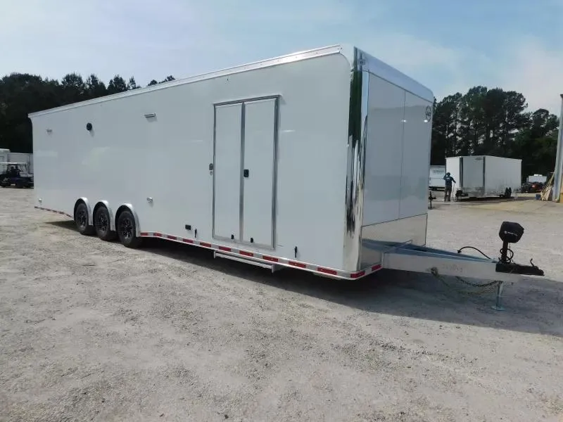 2025 United Trailers United Aluminum 34' Loaded with 7k Axles Ultimate Escape Door Car / Racing Trai