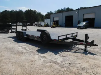 2026 Covered Wagon Trailers Covered Wagon Prospector 24' Full Metal Deck with 7K axles