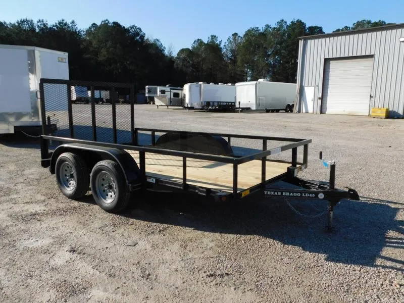 2026 Texas Bragg Trailers Texas Bragg 12LD Tandem Axle Utility Trailer with Rear Gate