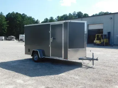 2027 Covered Wagon Trailers Covered Wagon Gold Series 6x12 Vnose with Ramp