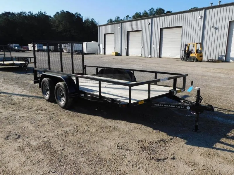 2025 Texas Bragg Trailers Texas Bragg 14LD Tandem Axle Utility Trailer with Rear Gate